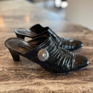 Brighton Heeled Slip On Shoes